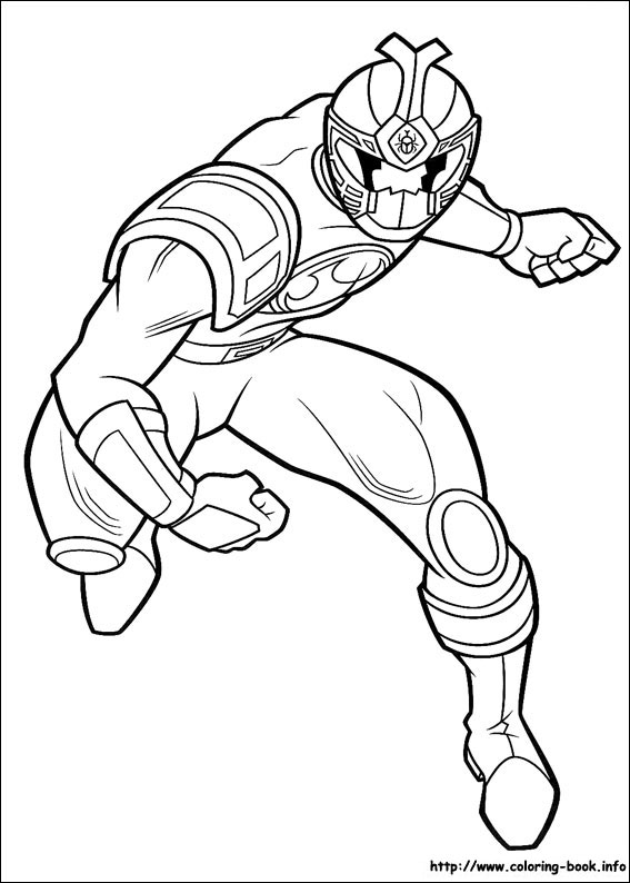 Power Rangers coloring picture